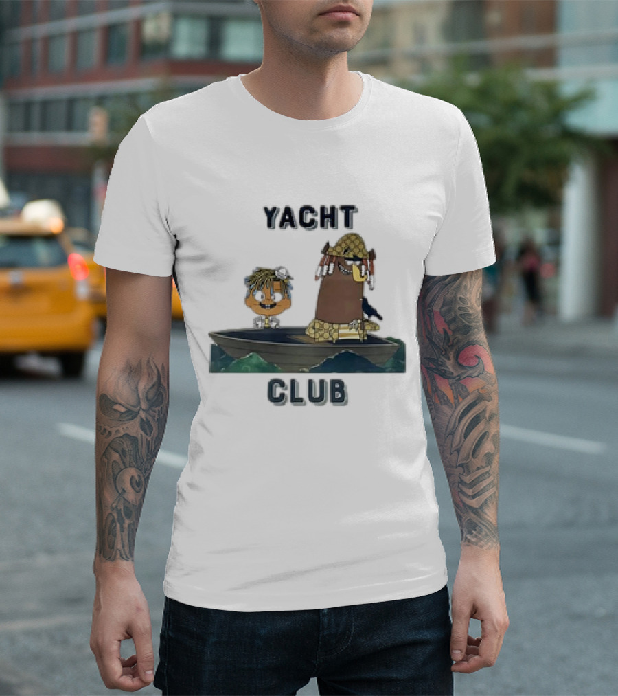 Juice Wrld Lil Yachty Yacht Club Hip-Hop Characters T-Shirt