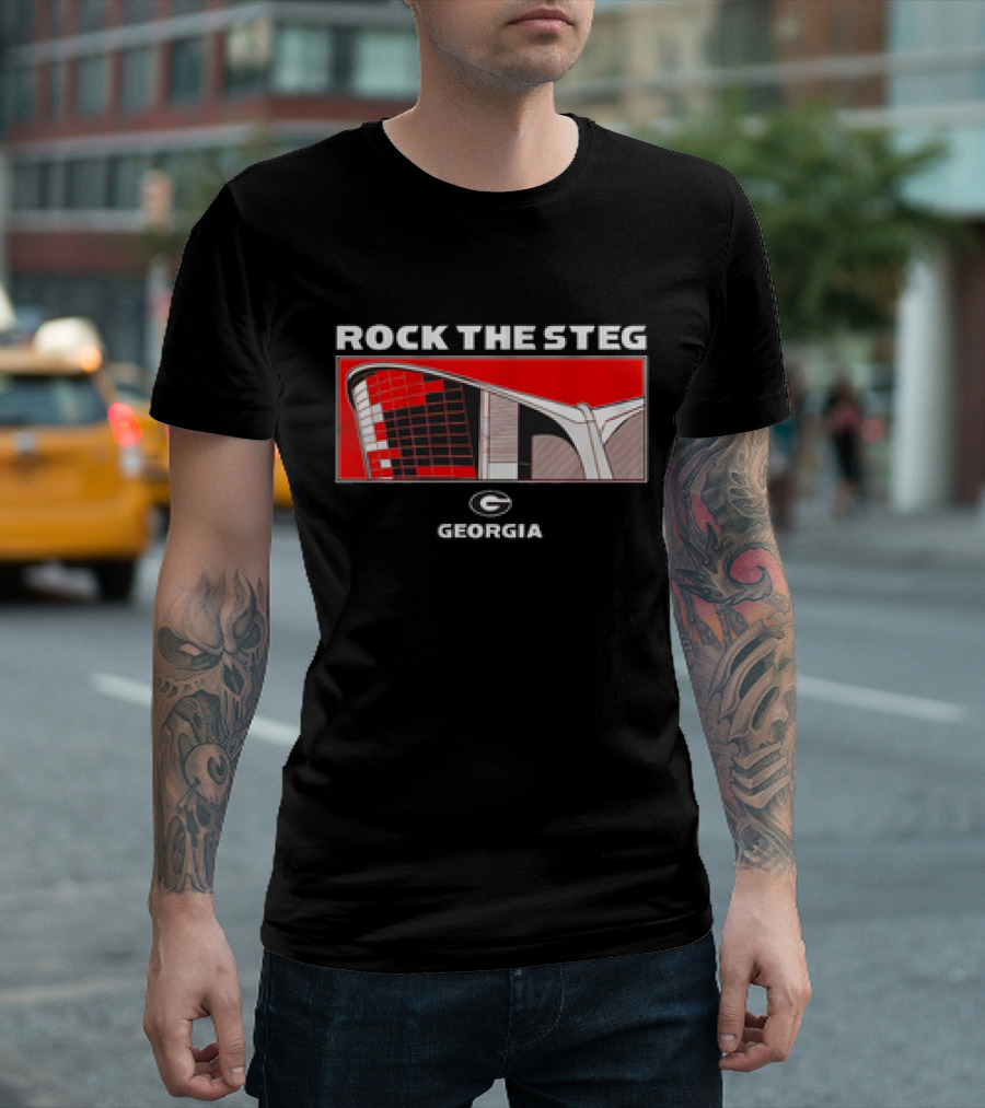 Rock The Steg Georgia Bulldogs Stadium Pride T-Shirt