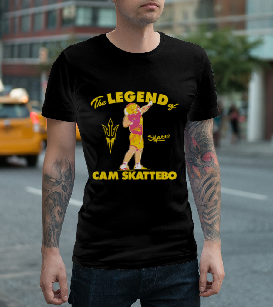 Arizona State Sun Devils The Legend Of Cam Skattebo Skatt T-Shirt