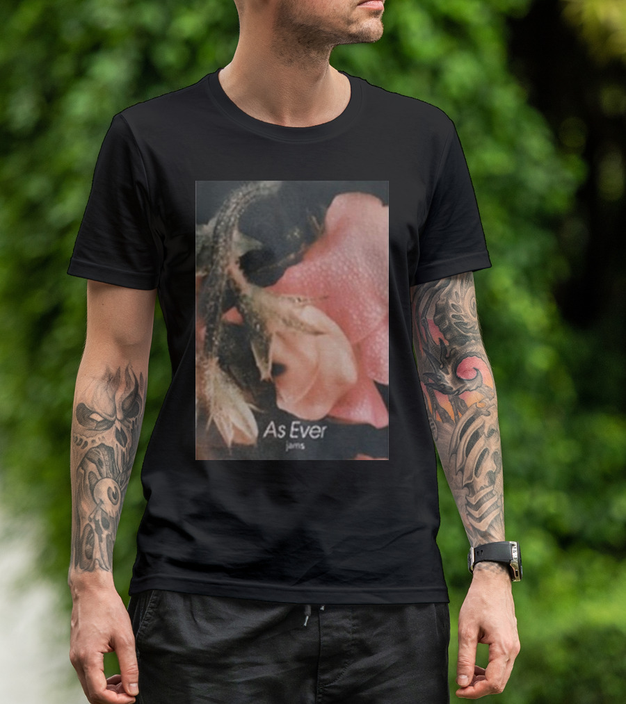 As Ever Jams 02 Floral Pink Rose Petals T-Shirt