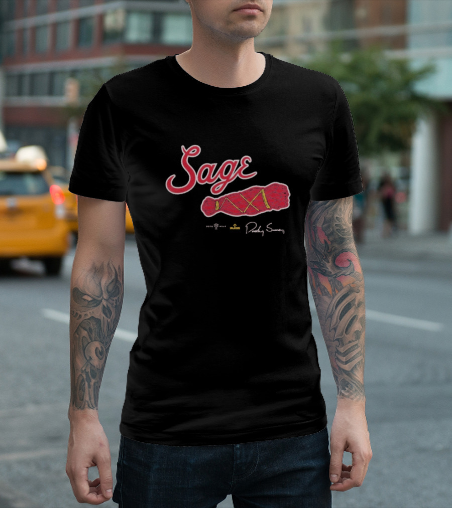 Atlanta Braves Sage Chop Patrick Semansky T-Shirt