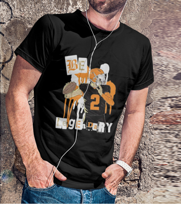 Be Legendary Cleveland Browns Football Player Number 2 T-Shirt