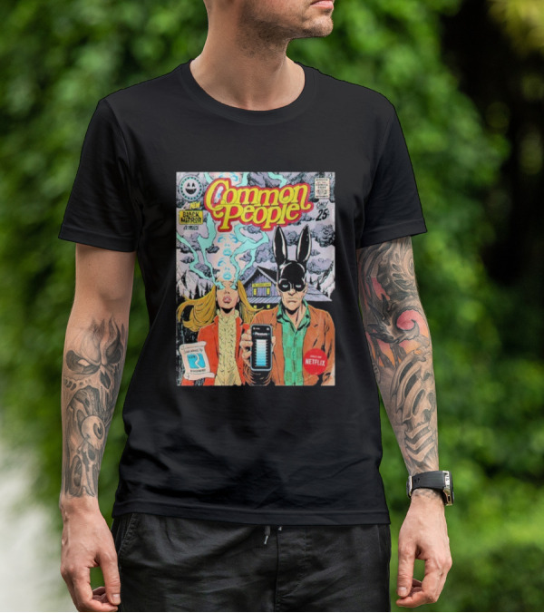 Black Mirror Comics Common People Netflix 2025 T-Shirt