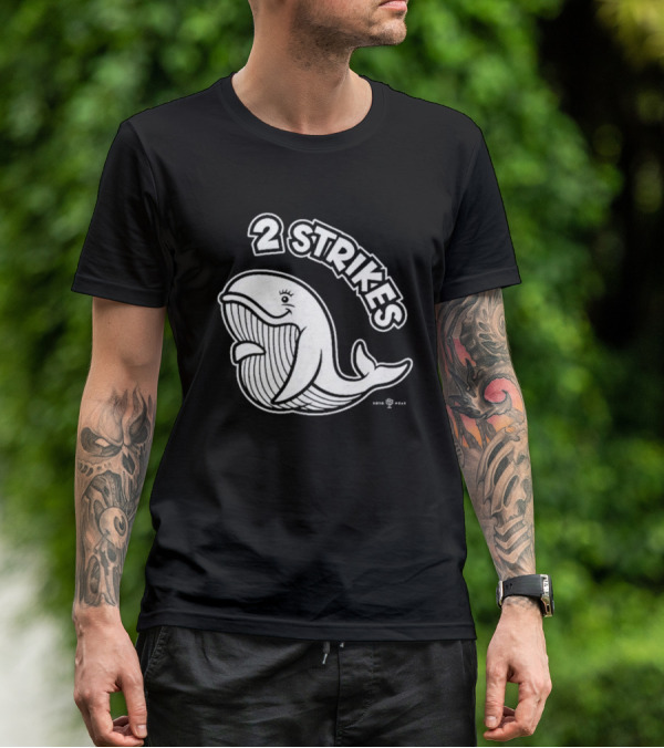 Bryan Hoch 2 Strikes Whale T-Shirt