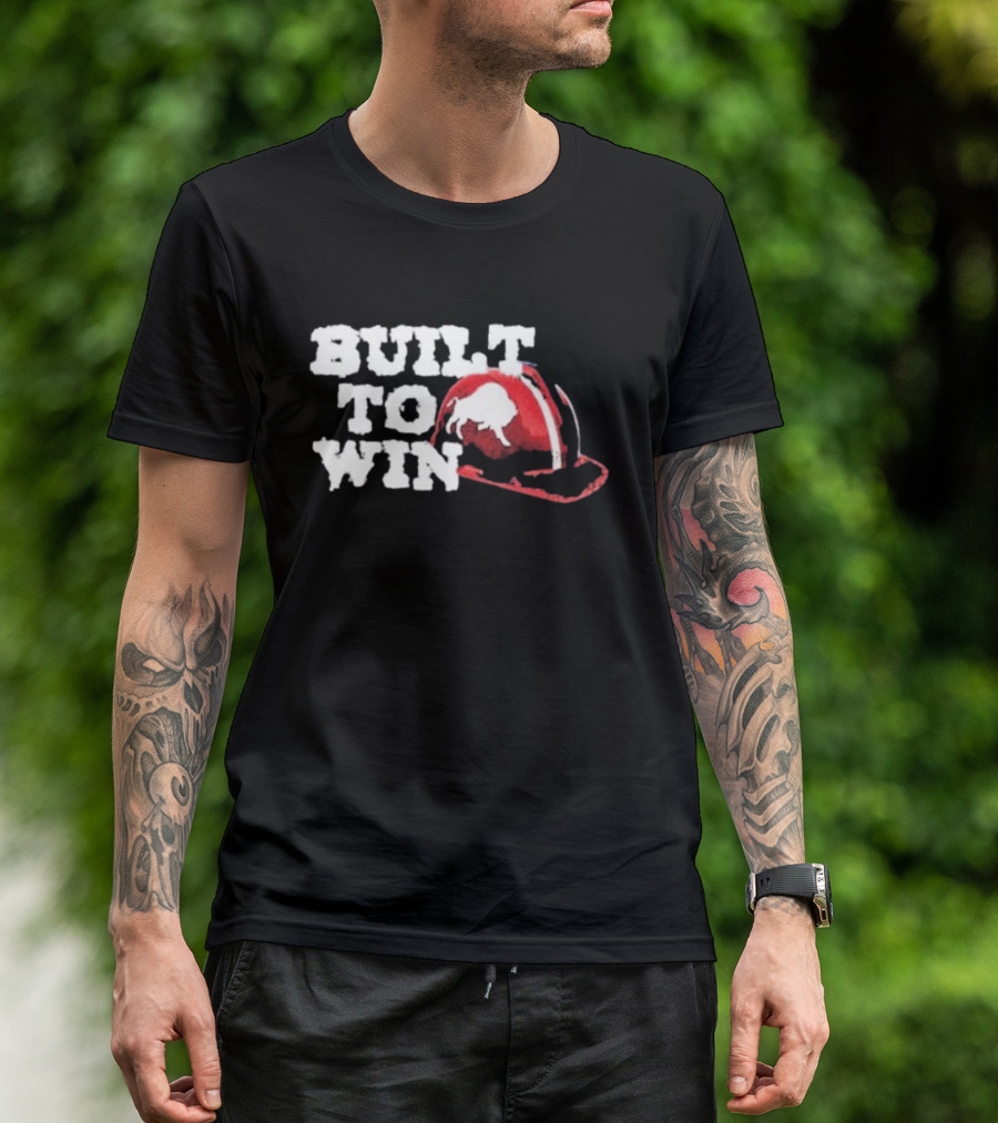 Buffalo Bills Built To Win Helmet Graphic T-Shirt