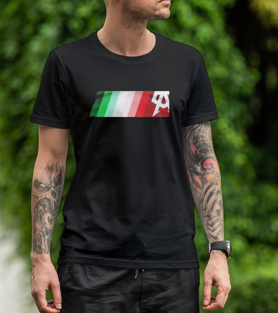 Canelo Alvarez Mexico Boxing Green White Red Symbol T-Shirt