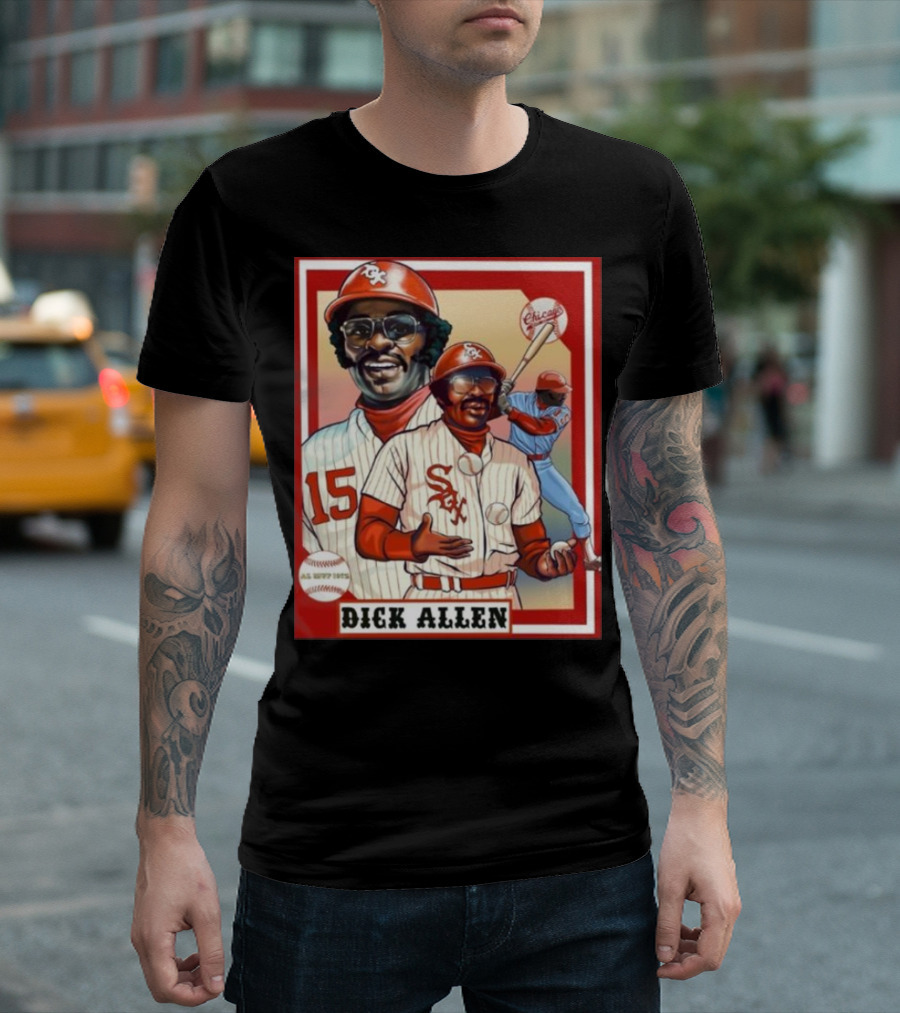 Dick Allen Chicago White Sox AL MVP 1972 Vintage Baseball Legend T-Shirt