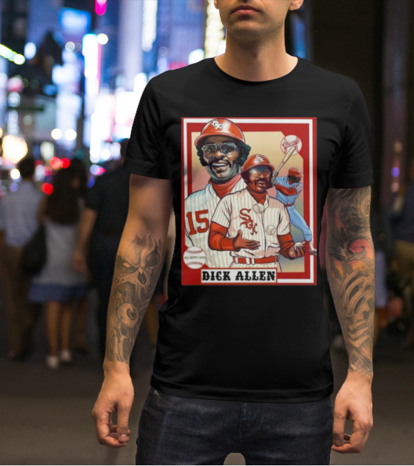 Dick Allen Chicago White Sox AL MVP 1972 Vintage Baseball Legend T-Shirt