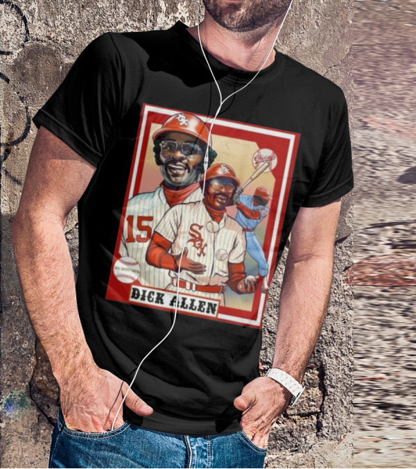 Dick Allen Chicago White Sox AL MVP 1972 Vintage Baseball Legend T-Shirt