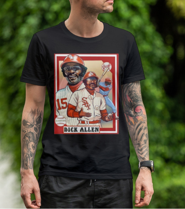 Dick Allen Chicago White Sox AL MVP 1972 Vintage Baseball Legend T-Shirt