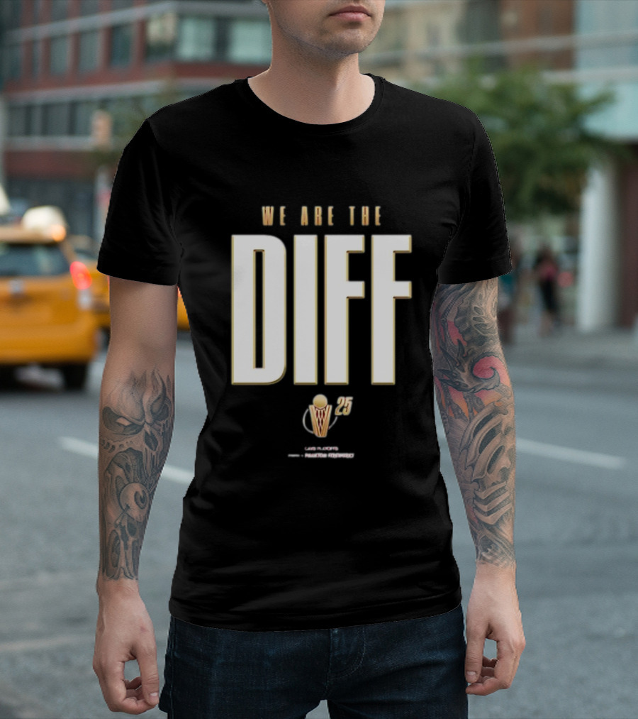 Cleveland Cavaliers We Are The Diff NBA 75 Trophy Logo T-Shirt