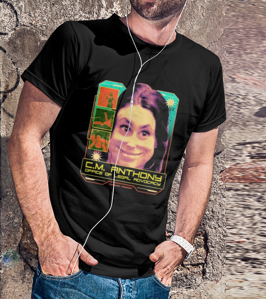 C.M. Anthony Office Of Legal Advocacy Retro Pop Art Style T-Shirt