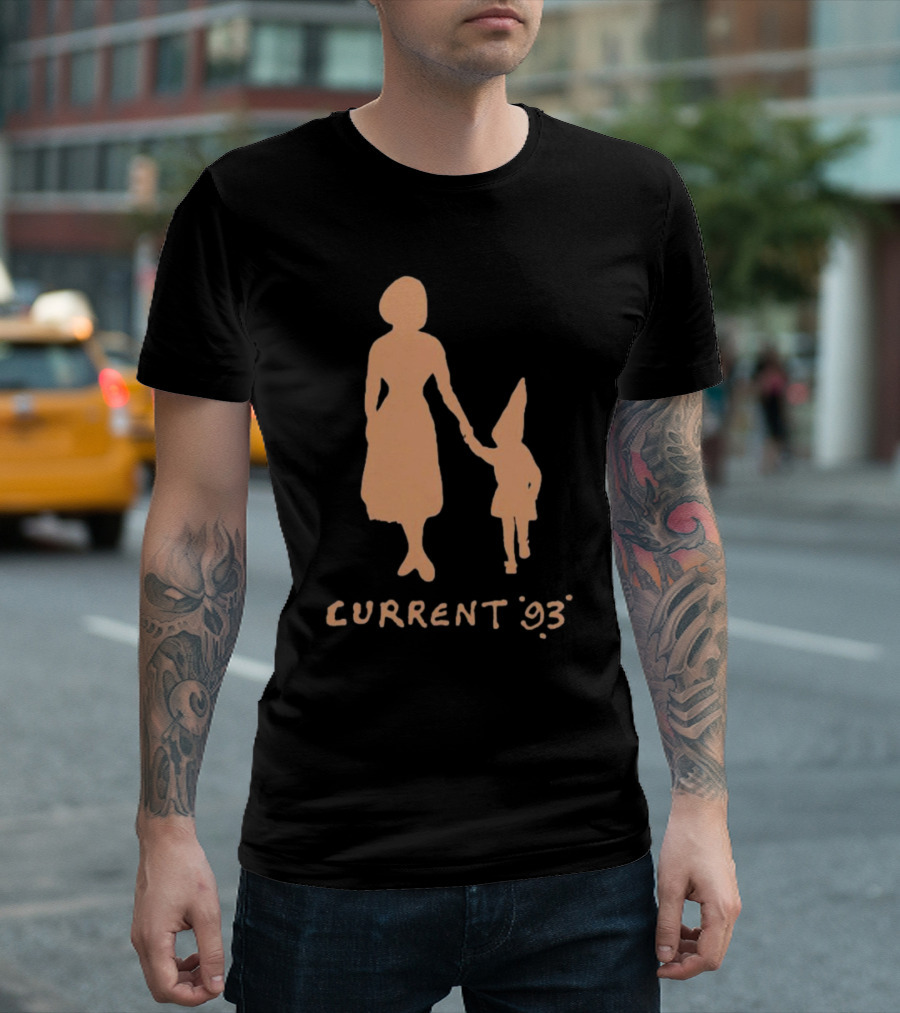 Current 93 Bella And Boy Holding Hands Silhouette T-Shirt