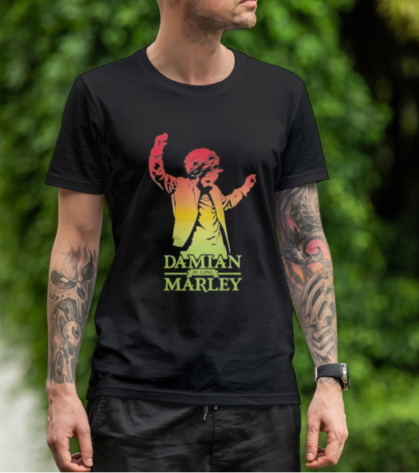 Damian Marley Reggae Colors Dancing T-Shirt