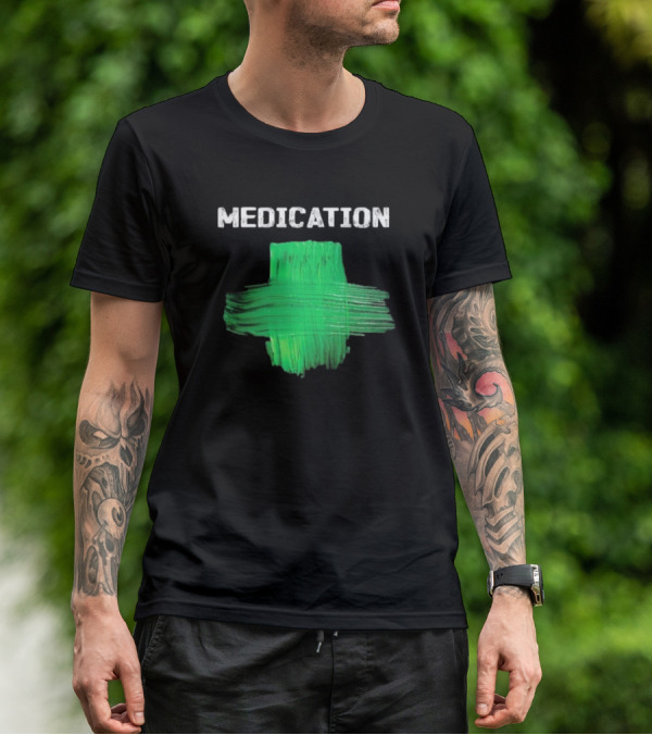 Damian Marley Medication Green Cross T-Shirt
