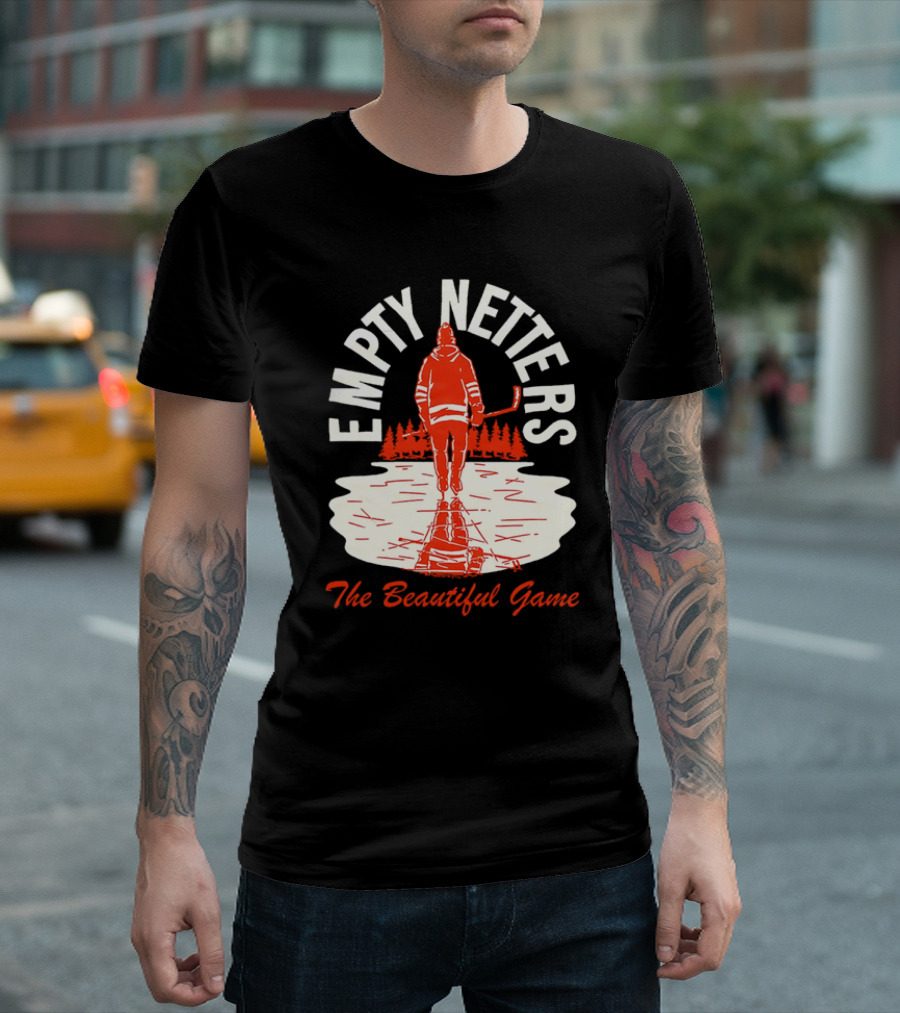 Empty Netters The Beautiful Game Hockey Lakeview Skater T-Shirt