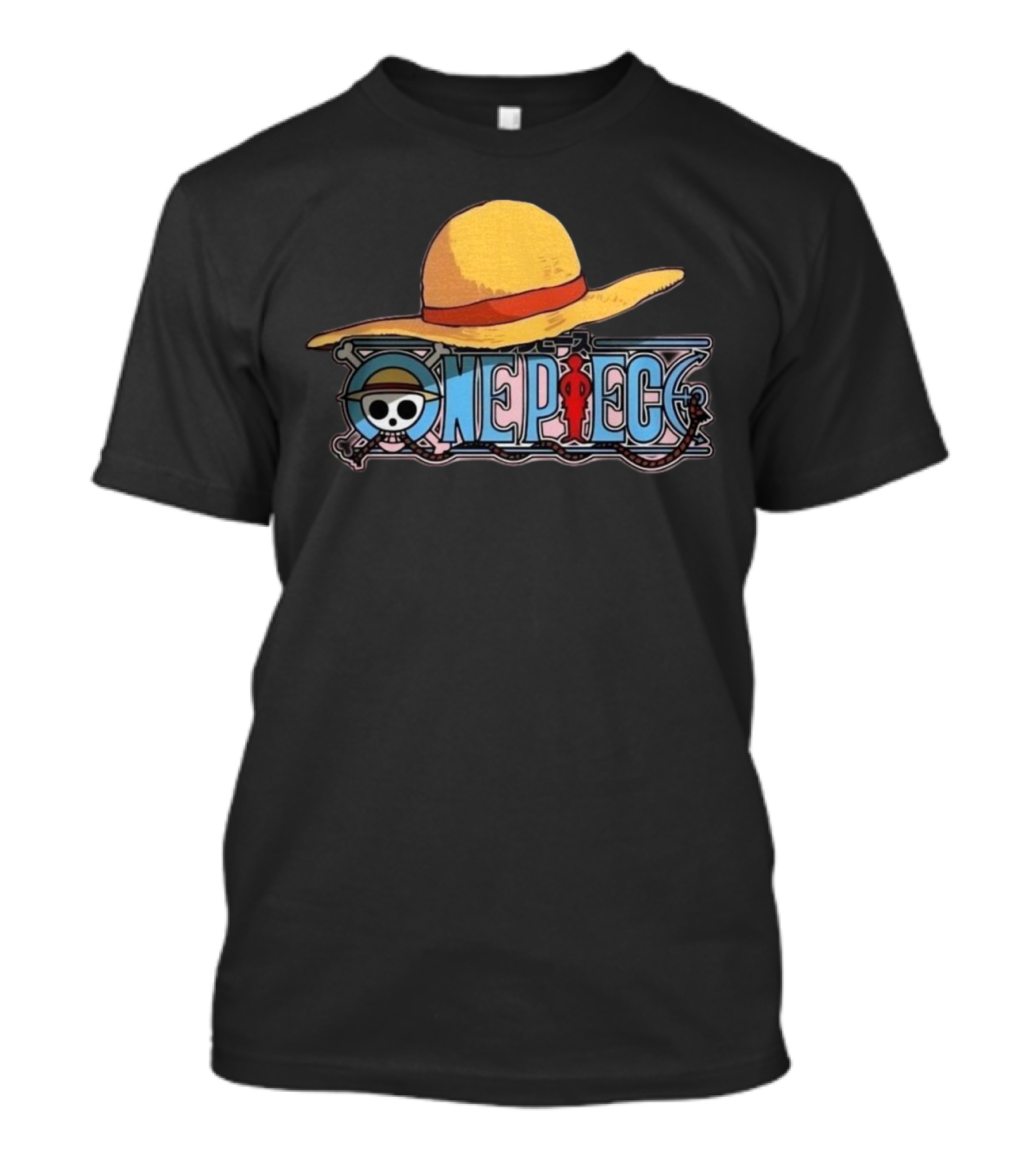 One Piece Straw Hat Pirate Emblem T-Shirt