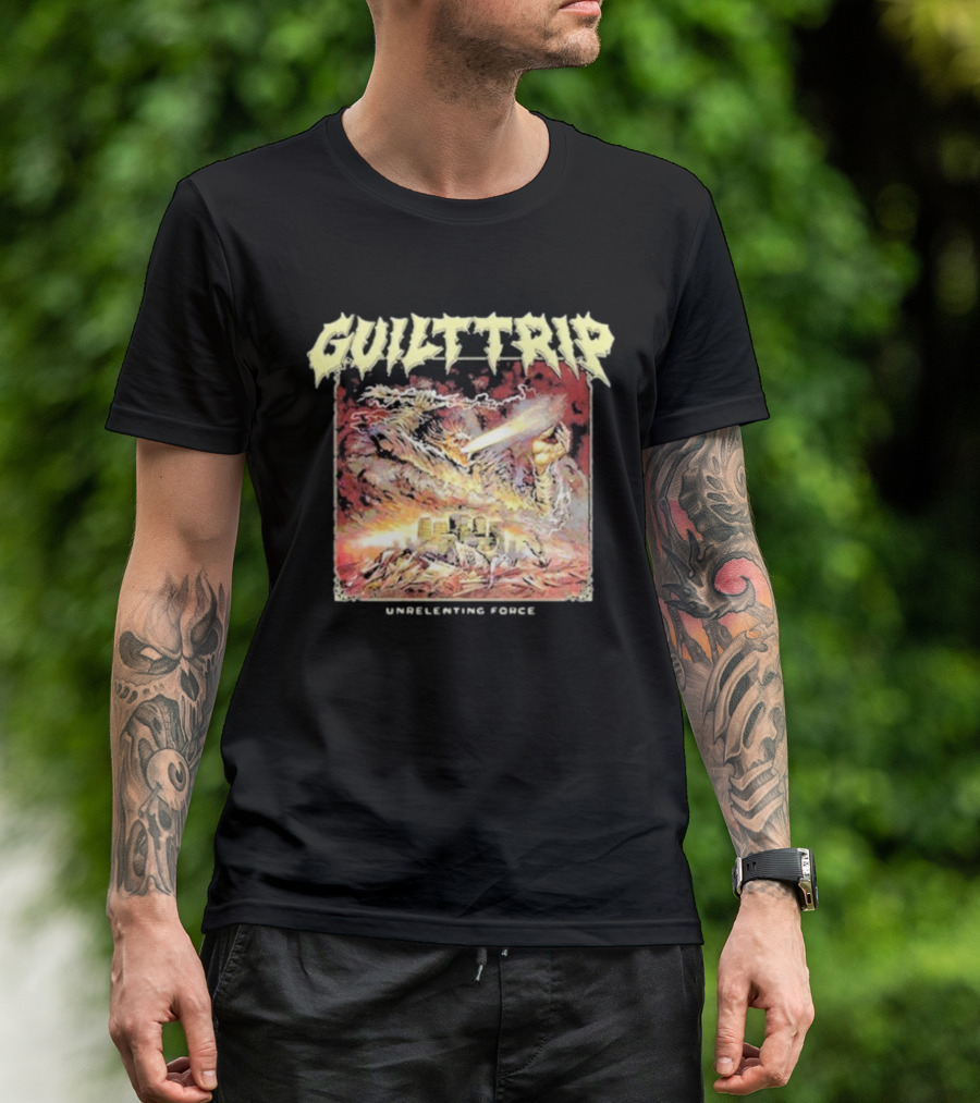 Guilt Trip Unrelenting Force Apocalyptic City Destruction T-Shirt