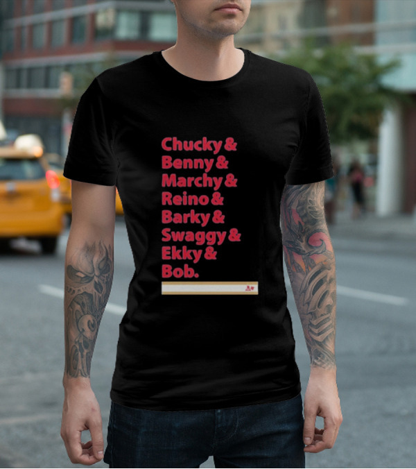 Florida Panthers Chucky Benny Marchy Reino Barky Swaggy Ekky Bob Names T-Shirt