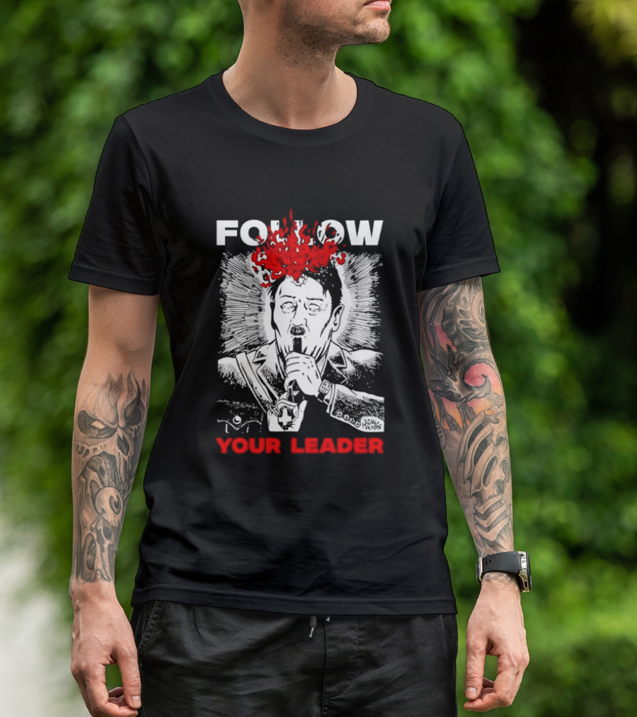 Follow Your Leader Diablo Macabre Skull And Flames T-Shirt