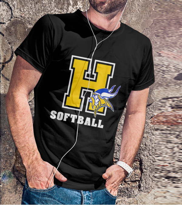 Francis Howell Vikings H Softball T-Shirt