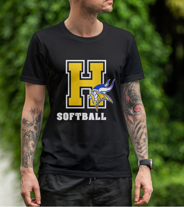 Francis Howell Vikings H Softball T-Shirt