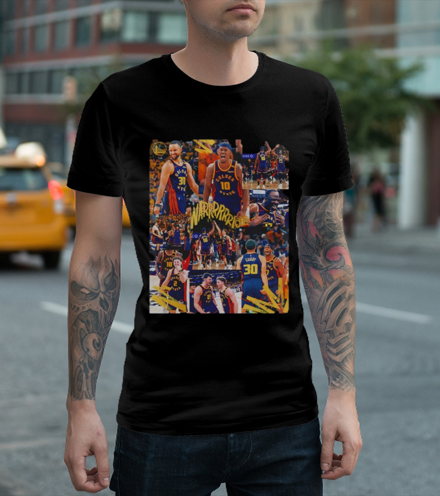 Golden State Warriors Game 4 WARRRRIORS Basketball Moments T-Shirt