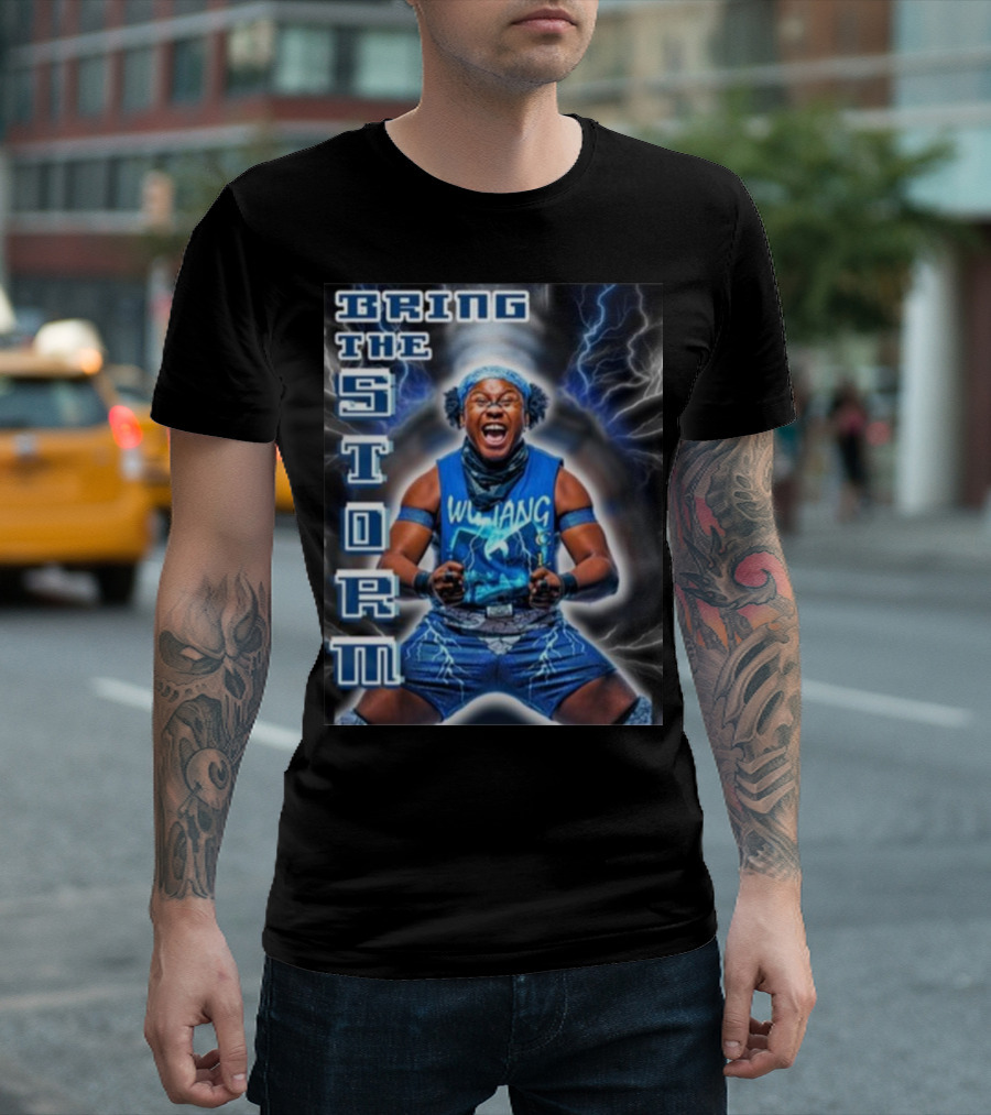 Bring The Storm 2025 Kwesi Asante Wu Tang Energy Thunderbolt Impact T-Shirt