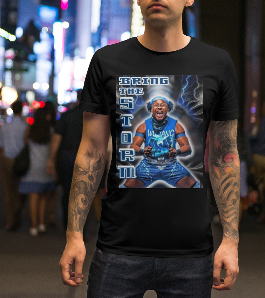 Bring The Storm 2025 Kwesi Asante Wu Tang Energy Thunderbolt Impact T-Shirt