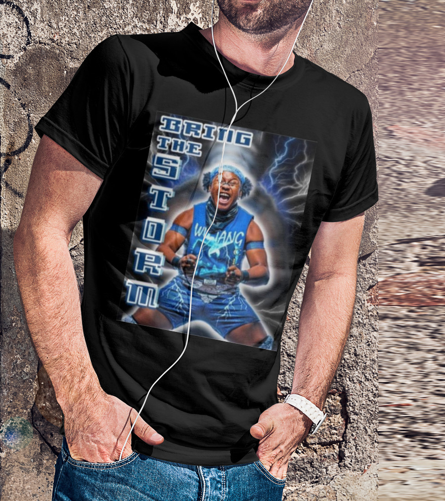 Bring The Storm 2025 Kwesi Asante Wu Tang Energy Thunderbolt Impact T-Shirt