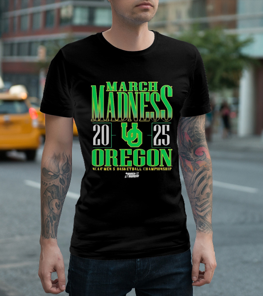 2025 Oregon Ducks March Madness NCAA Men’s Basketball Championship T-Shirt
