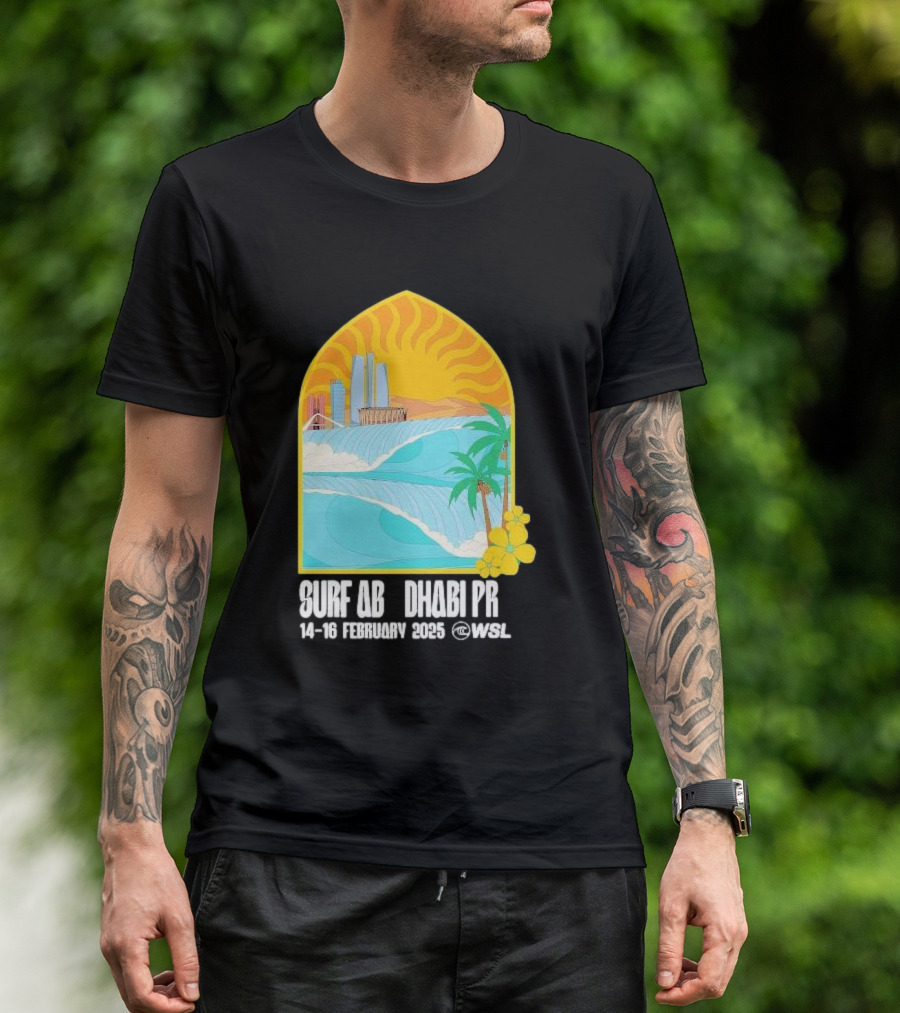 Surf Abu Dhabi Pro 14-16 February 2025 WSL Event T-Shirt