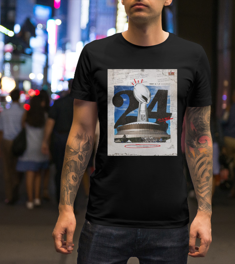 A Former Bulldog Twenty-four Super Bowls Georgia Football NFL T-Shirt