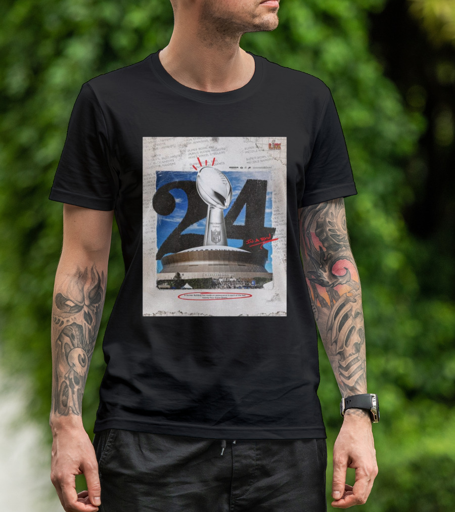 A Former Bulldog Twenty-four Super Bowls Georgia Football NFL T-Shirt