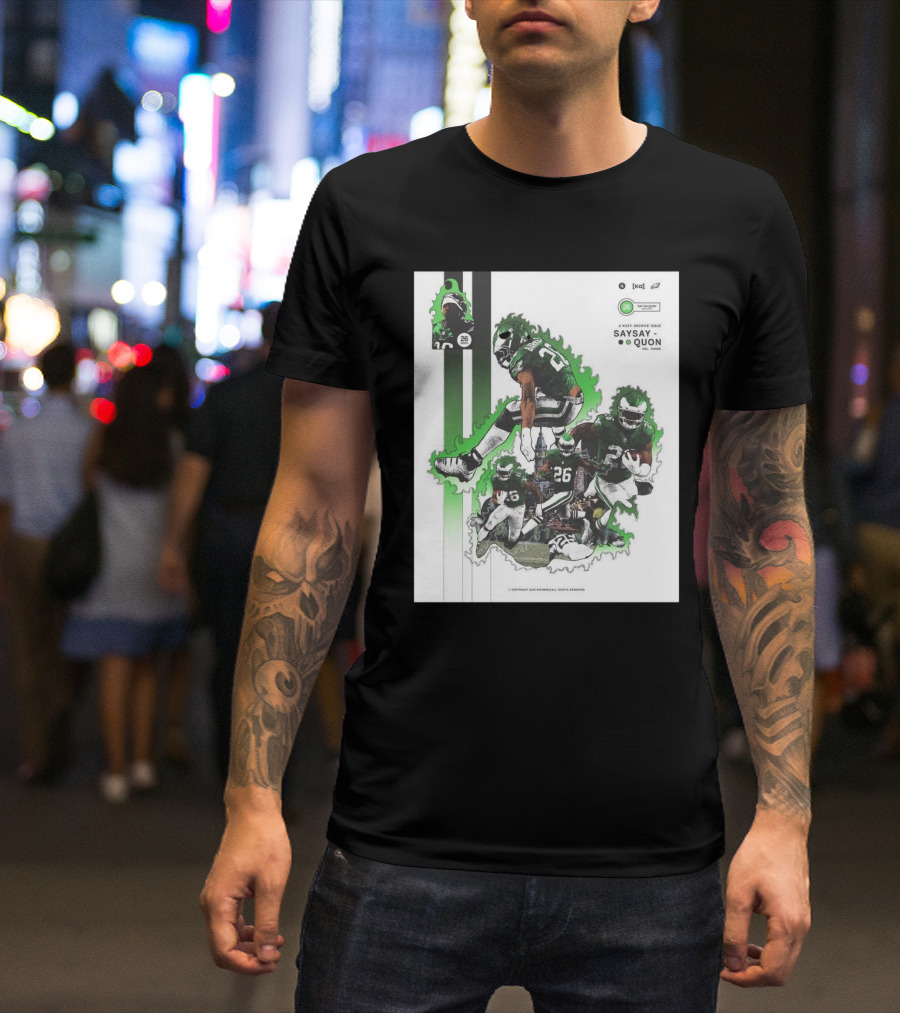 Kozy Archive Issue Vol Three Saysay Quon 26 Philadelphia Eagles T-Shirt