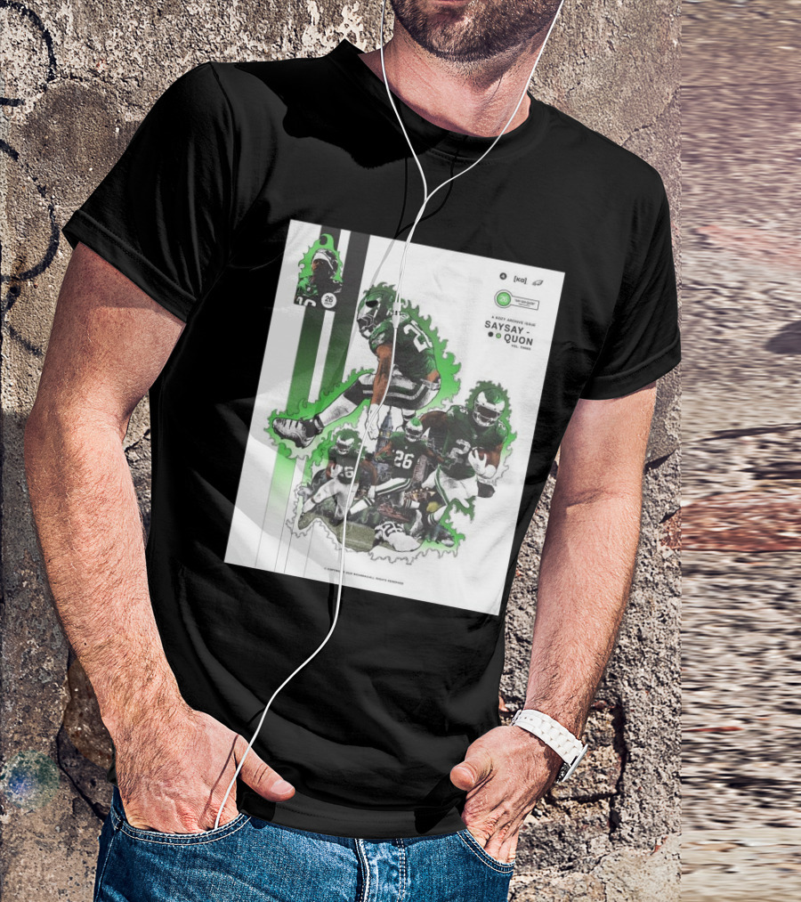 Kozy Archive Issue Vol Three Saysay Quon 26 Philadelphia Eagles T-Shirt