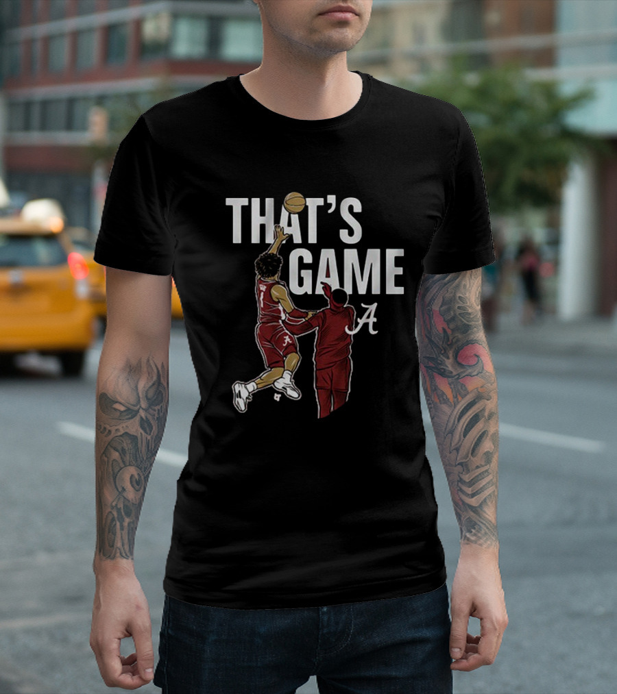 Alabama Basketball Mark Sears Iconic Game Moment T-Shirt
