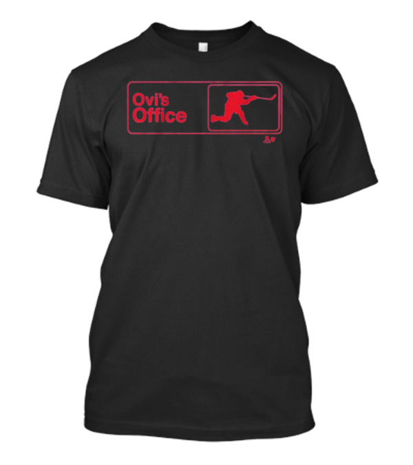 Ovi's Office Hockey Silhouette Graphic T-Shirt