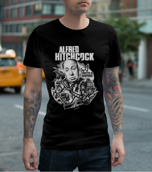 Alfred Hitchcock Master Of Suspense King Of The Silver Screen T-Shirt