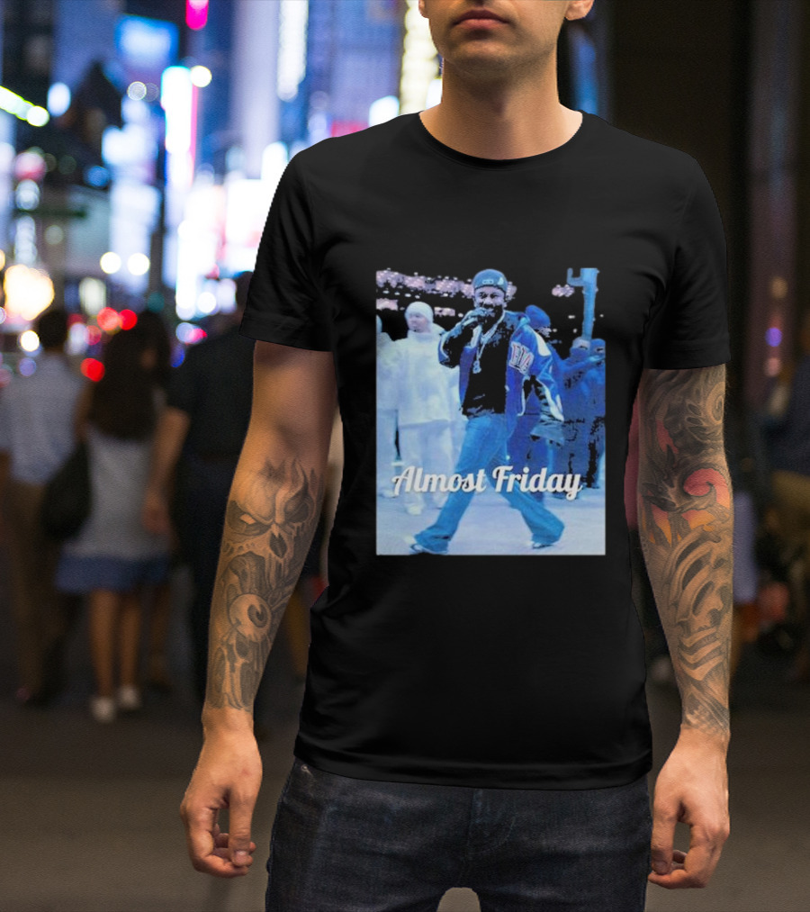 Almost Friday Halftime Performance In Blue Outfit T-Shirt