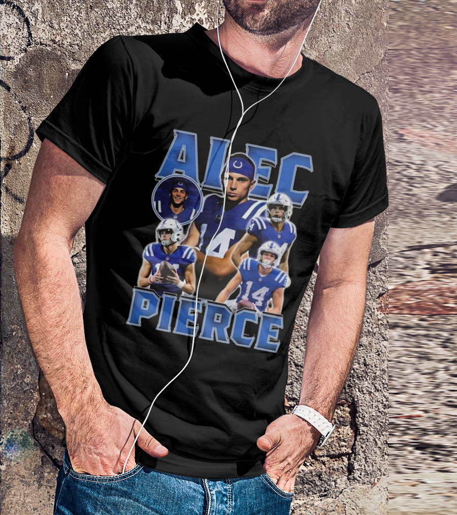 Alec Pierce Indianapolis Football Number 14 Colts T-Shirt