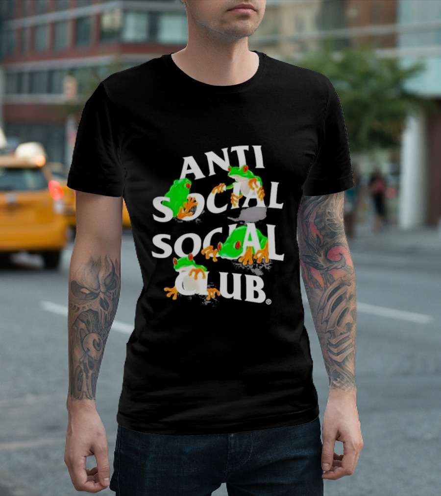 Anti Social Social Club Red Eyes Frog T-Shirt