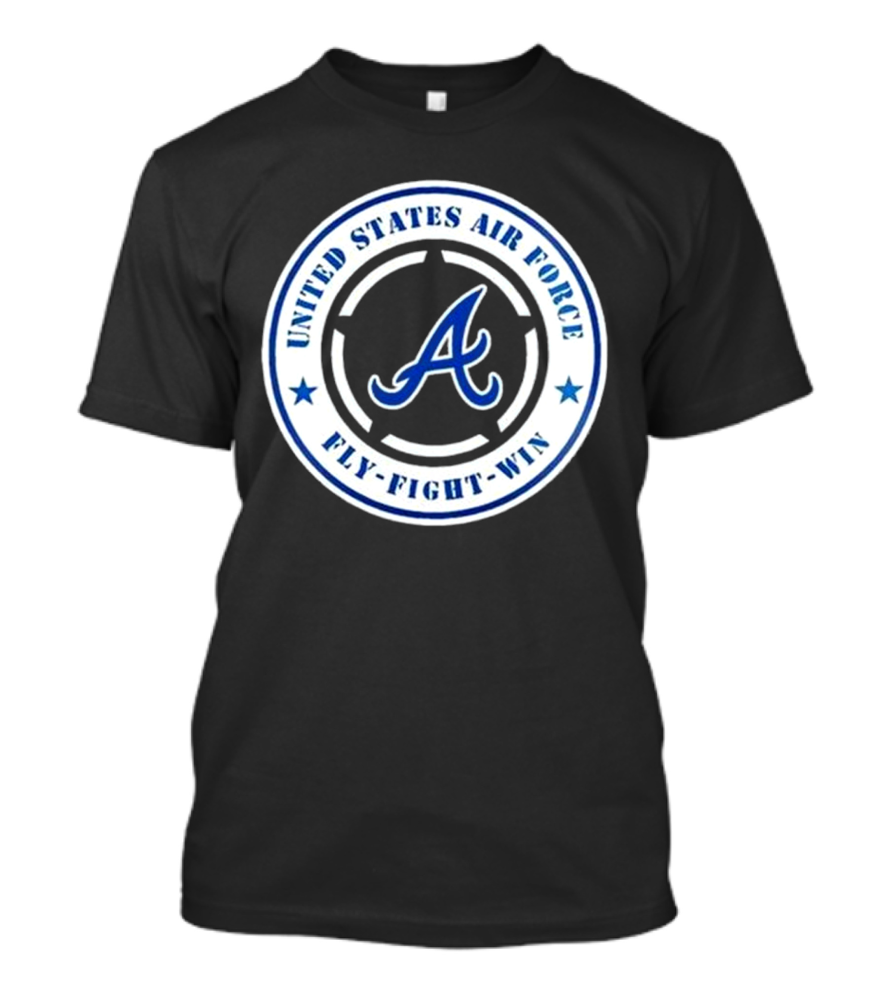 Atlanta Braves United States Air Force Fly Fight Win Military Appreciation Night 2025 T-Shirt