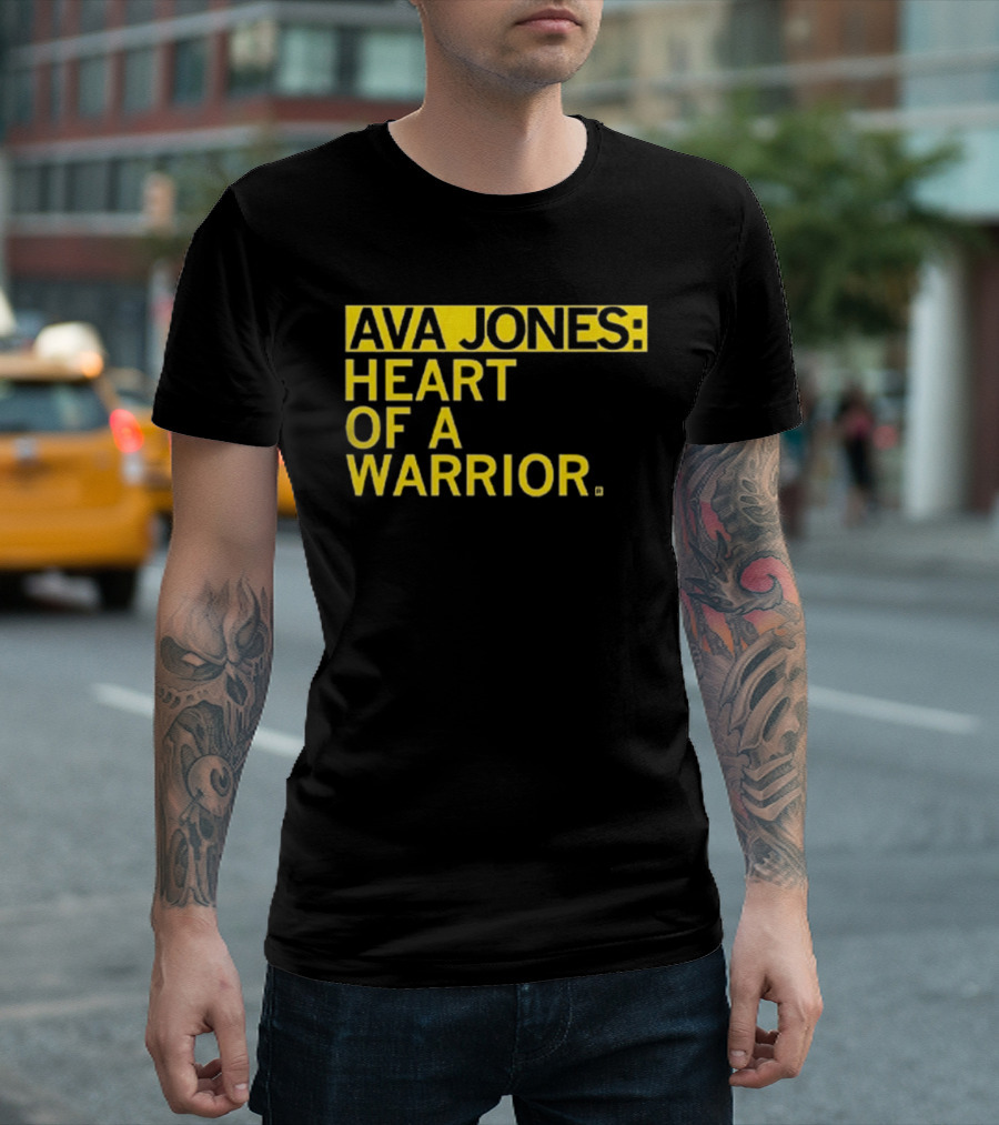 Ava Jones Heart of a Warrior T-Shirt