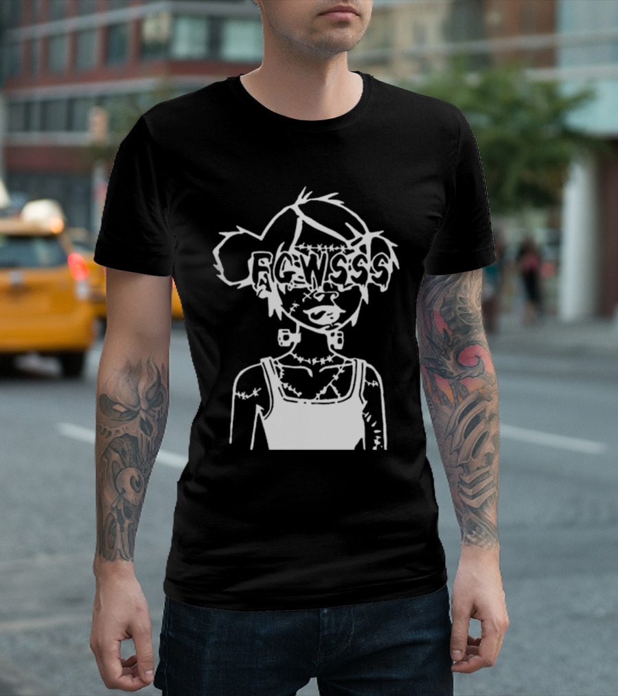 Frankengirl RCWSSS B & W Expression T-Shirt