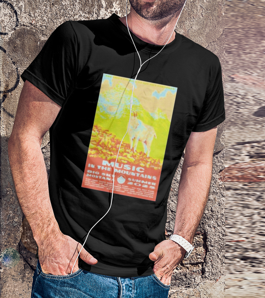 The Arts Council Of Big Sky Presents Music In The Mountains Big Sky Montana Summer 2025 Event T-Shirt