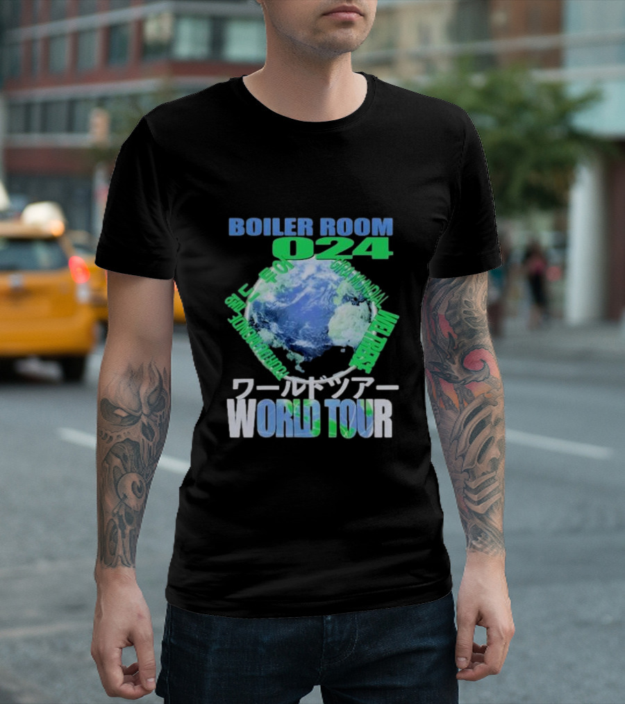 BOILER ROOM 024 SPACE FOR EVERYONE INTERGALACTIC WORLD TOUR T-Shirt