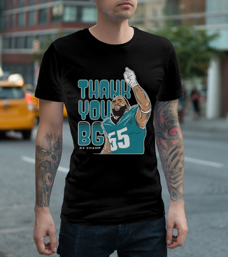 Brandon Graham Thank You BG T-Shirt