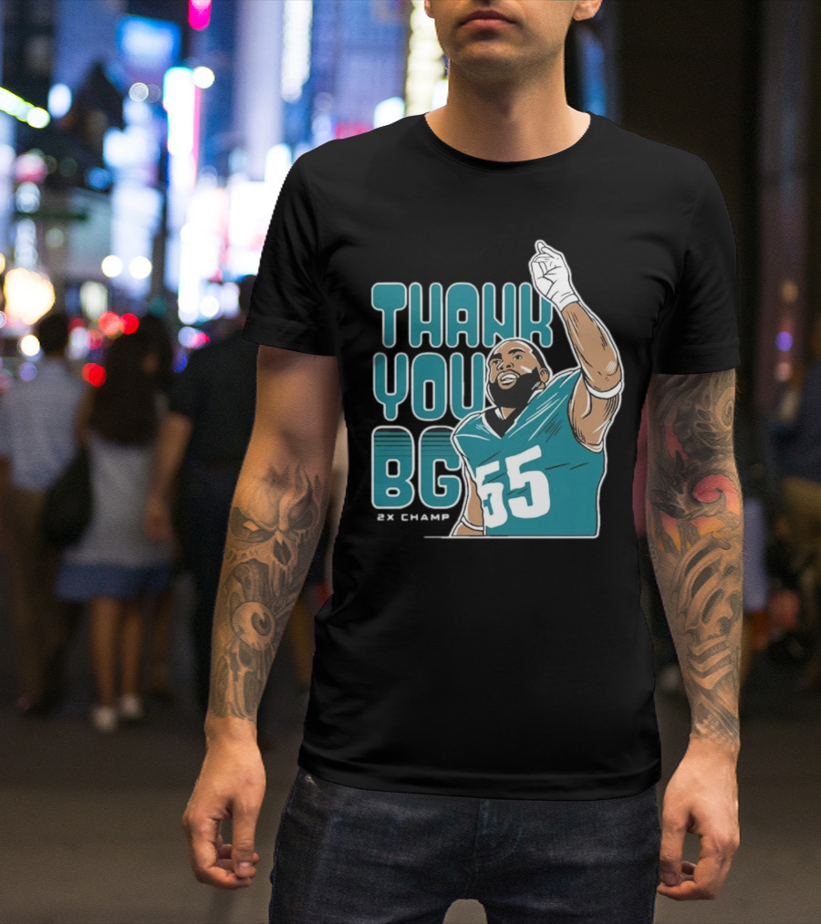 Brandon Graham Thank You BG T-Shirt