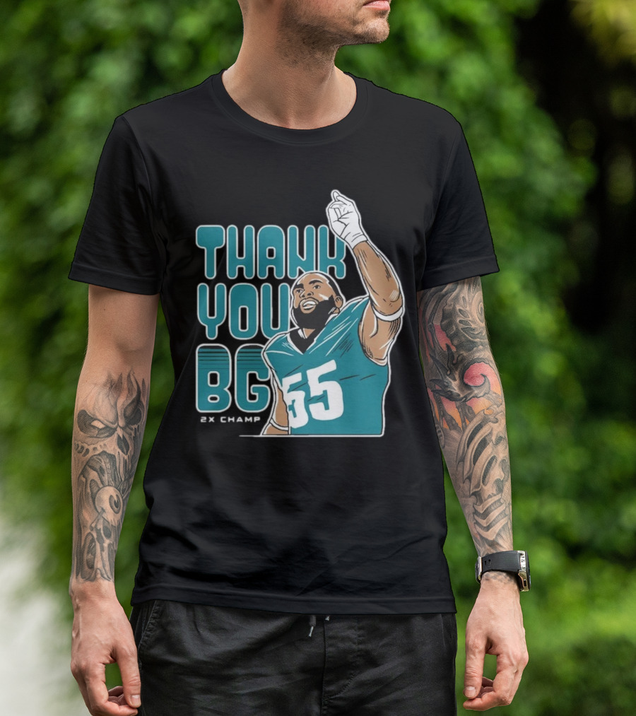 Brandon Graham Thank You BG T-Shirt